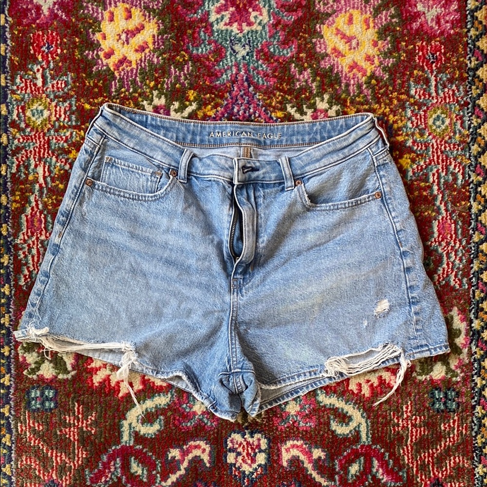 American Eagle Outfitters Women's Blue Denim Shorts